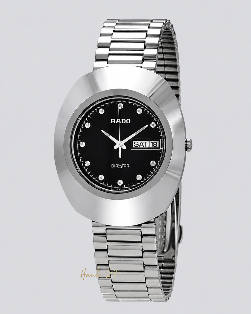 [Brand New] Rado Diastar Black Dial R12391153 43 mm x 35 mm