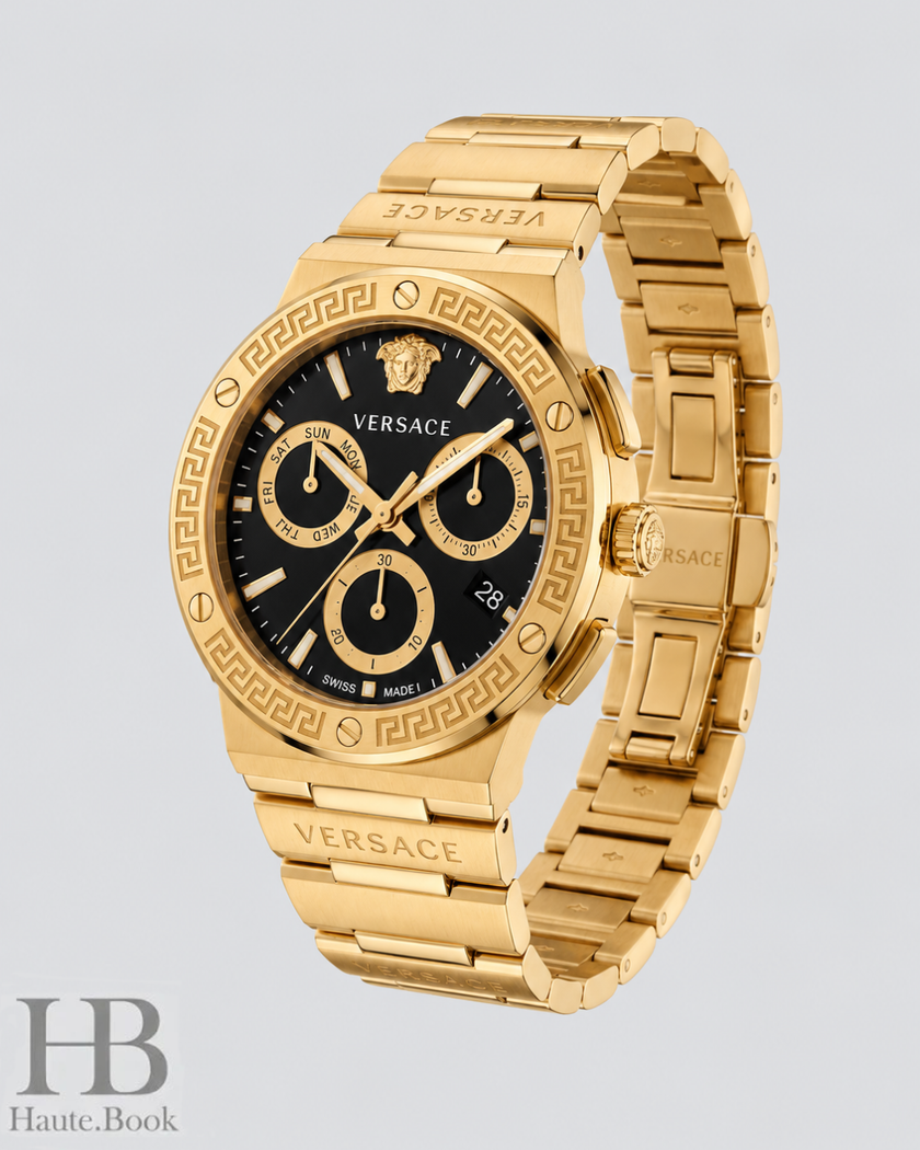 VERSACE Aion Chronograph Quartz Black Dial Men's Watch