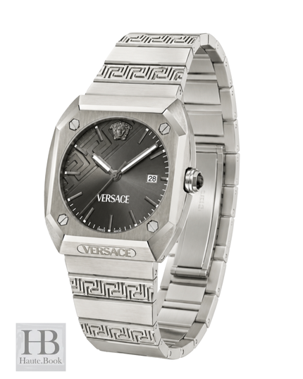 VERSACE Antares Quartz Grey Dial Men's Watch 44mm x 41.5mm