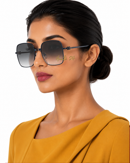 FENDI Grey Square Ladies Sunglasses FE40123U