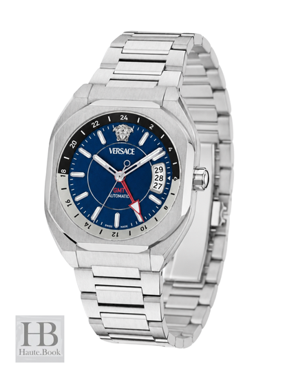 VERSACE Hellenyium Chronograph Quartz Blue Dial Men's Watch