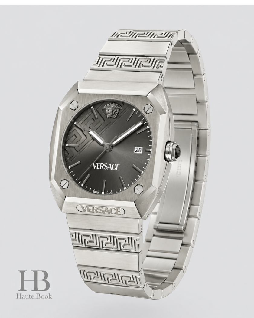 VERSACE Antares Quartz Grey Dial Men's Watch 44mm x 41.5mm