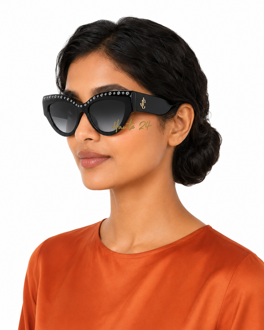 JIMMY CHOO Grey Gradient Cat Eye Ladies Sunglasses SONJA/G/S