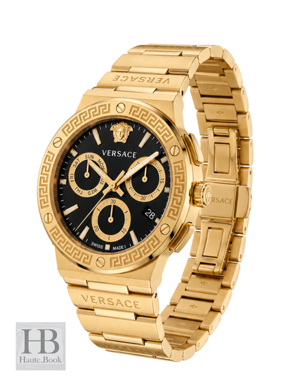 VERSACE Aion Chronograph Quartz Black Dial Men's Watch