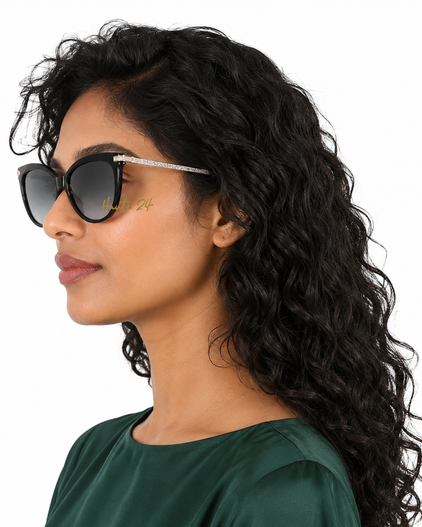 JIMMY CHOO Grey Gradient Cat Eye Ladies Sunglasses  AXELLE/G/S