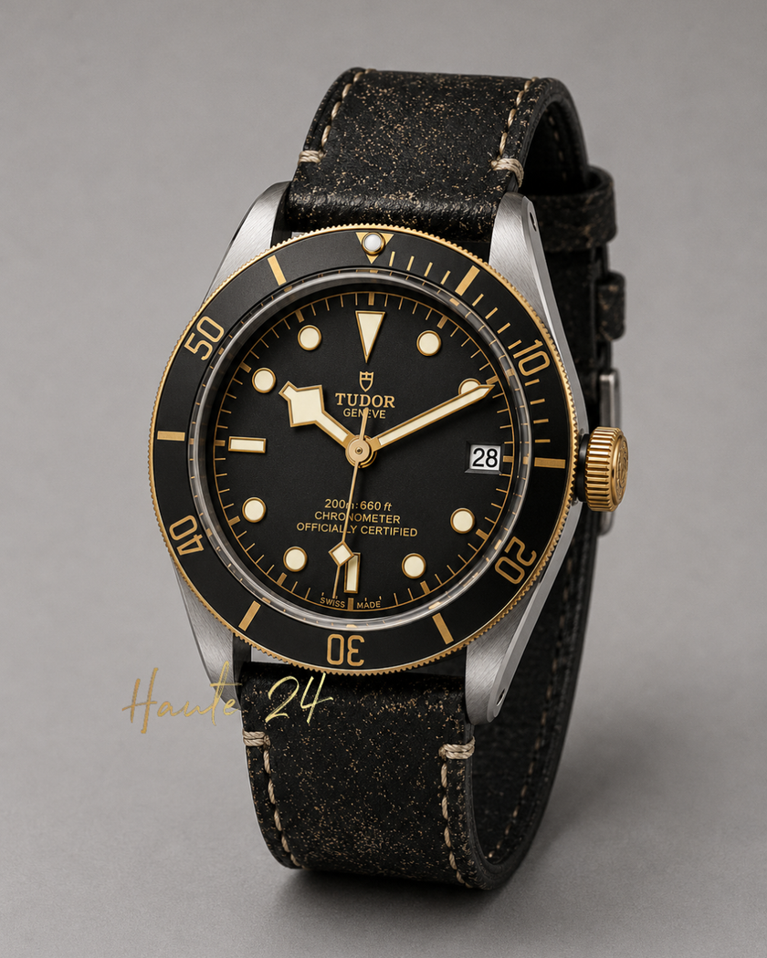 TUDOR Heritage Black Bay S&G Black Dial Men'S Watch M79733N-0007