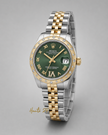 [Store Display] ROLEX Datejust 31 178343 Green/Diamond Unisex Watch