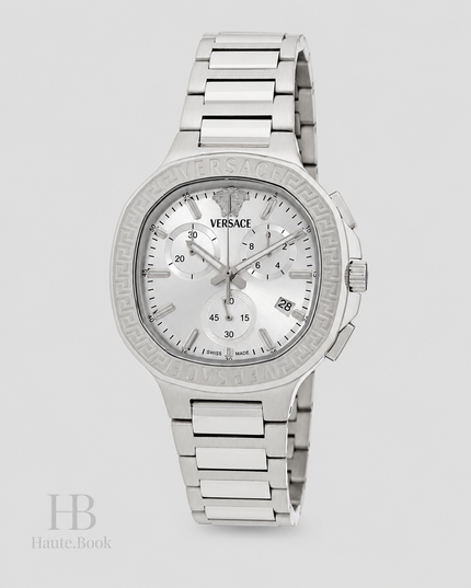 VERSACE V-Chrono Square Chronograph Quartz Watch