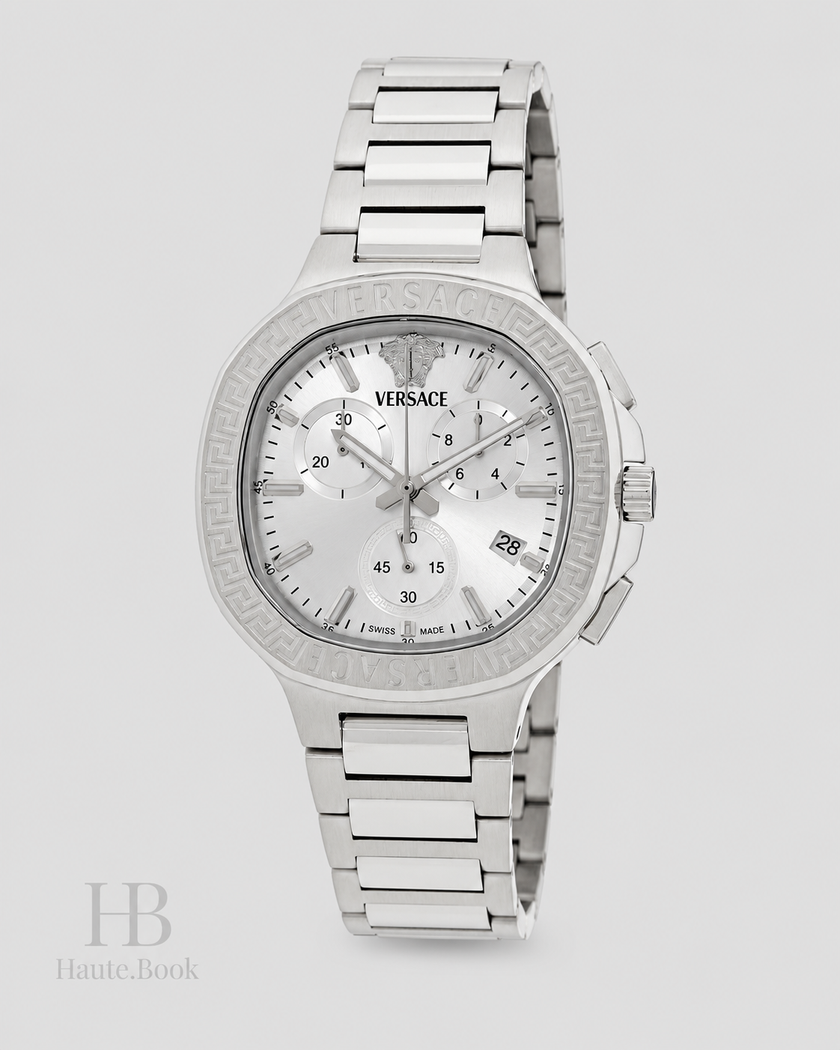 VERSACE V-Chrono Square Chronograph Quartz Watch
