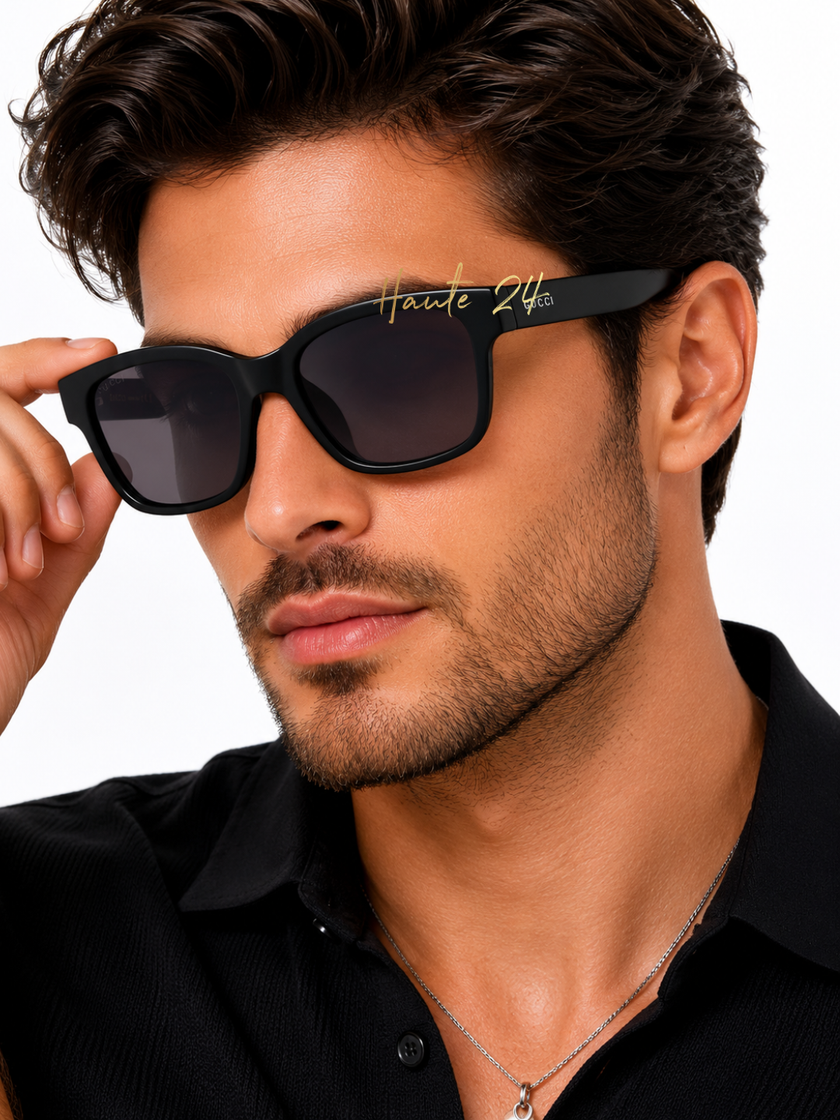 GUCCI Grey Square Men's Sunglasses GG1716 001 54