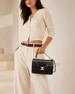 CHANEL Mini Perfect Fit Adjustable Quilted Black