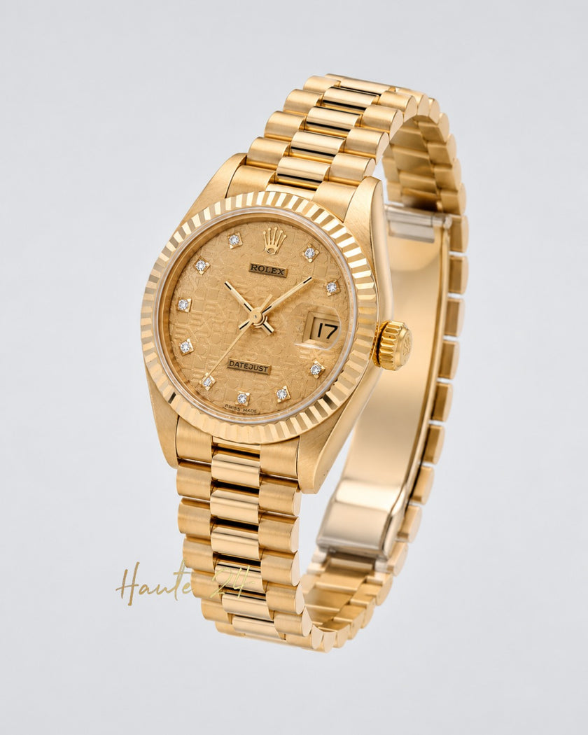 [Store Display] Rolex Datejust 69178G Champagne 26mm