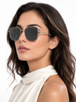 BURBERRY Dark Grey Butterfly Ladies Sunglasses BE3158 135387 58