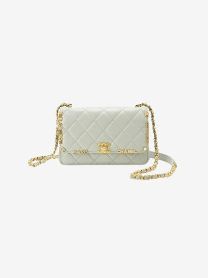 [Brand New]  CHANEL Matelasse Chain Shoulder Gray