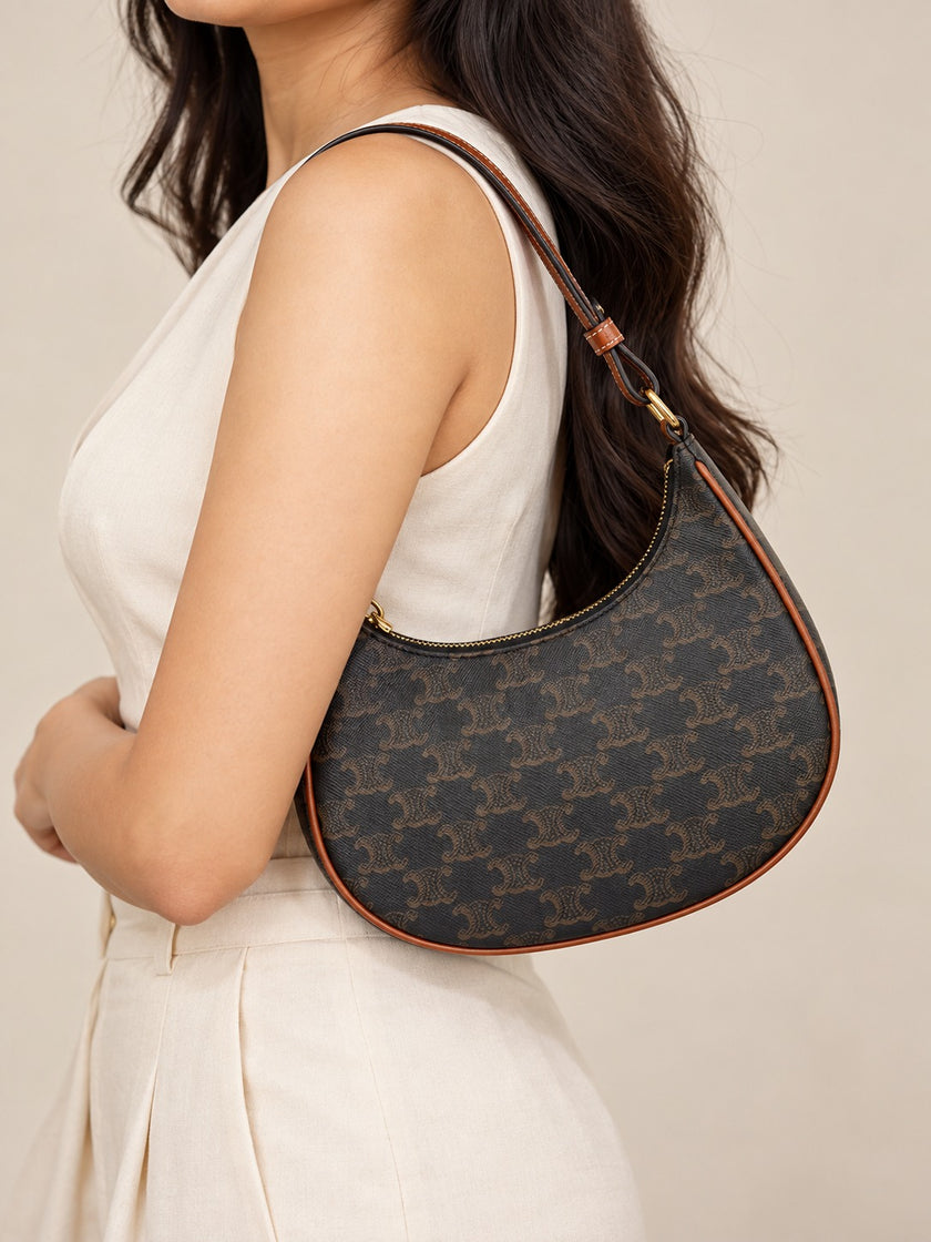 CELINE Triomphe Ava Shoulder Bag