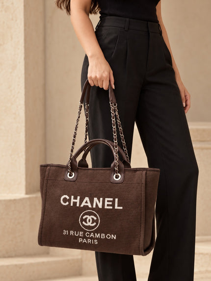 CHANEL Small Deauville Shopping Bag