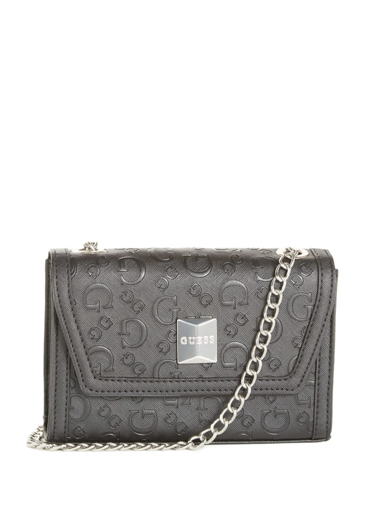 GUESS Phoebe Wallet-on-a-String - Black image