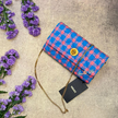 VERSACE Clutch Women's Dress Blue/Maral (@Delhi Studio) image 1