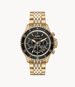 MICHAEL KORS Bayville Chronograph Two-Tone Stainless Steel Watch - Gold image