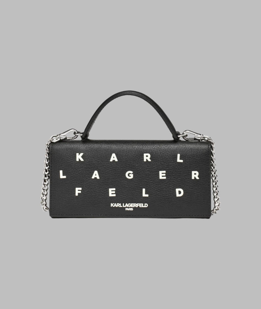 KARL LAGERFELD Kosette Crossbody Bag With Pins - Black image 4