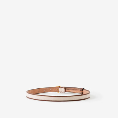 BURBERRY  Canvas and Leather TB Belt image 0