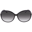 SALVATORE FERRAGAMO Grey Oval Ladies Sunglasses image 0