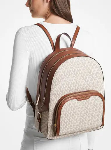 MICHAEL KORS Jaycee Large Logo Backpack -  Vanilla (Arriving In Delhi) image 1