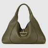 GUCCI Softbit Maxi Shoulder Bag - Forest Green image