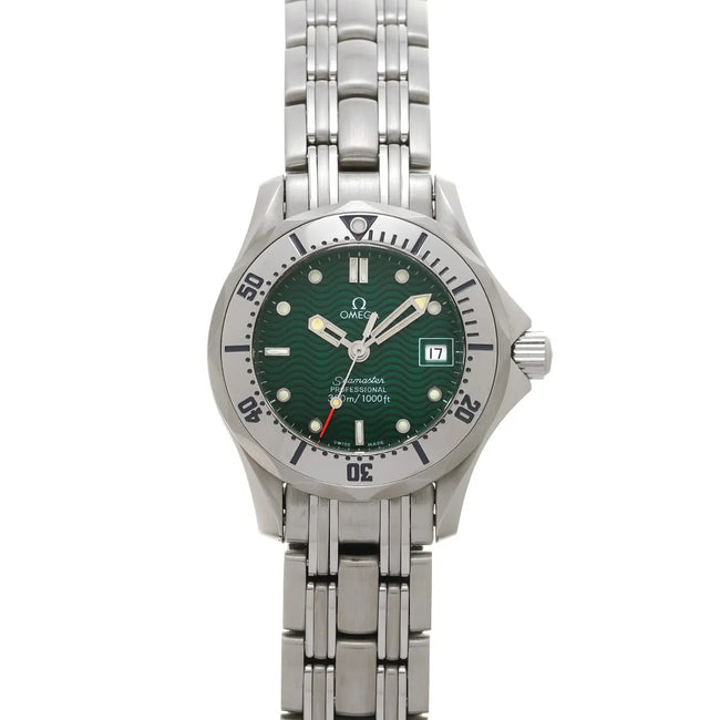 [Store Display New] OMEGA Seamaster 300 Jacques Mayol Green Ladies Watch 28MM image 0