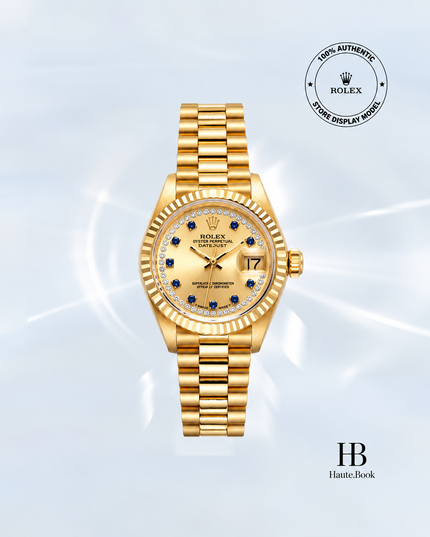 [Store Display] Rolex Datejust Champagne Diamond Presidential 26 mm