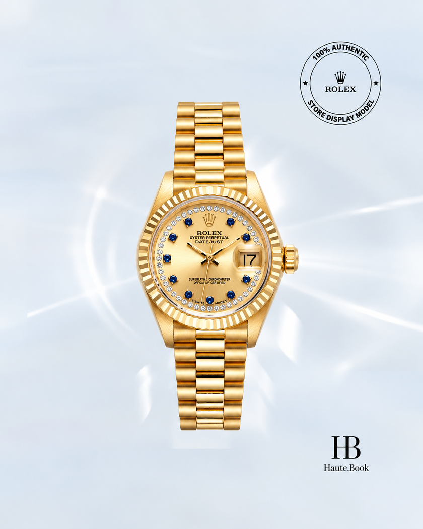 [Store Display] Rolex Datejust Champagne Diamond Presidential 26 mm