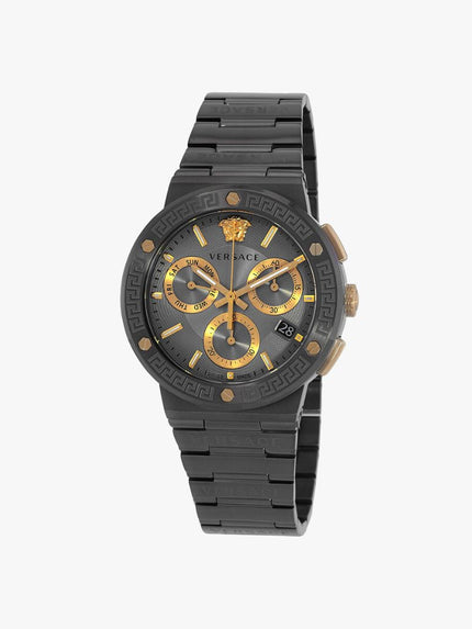 VERSACE VEZ900521 Greca Logo Chronograph Watch for Men image 0