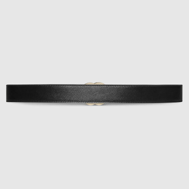 GUCCI Gg Marmont Thin Belt - Black image 1