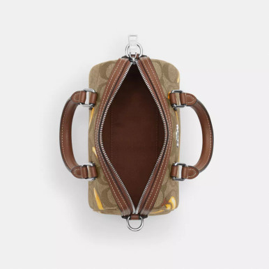 COACH Mini Rowan Crossbody In Signature Canvas With Banana Print image 3
