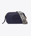 TORY BURCH  Mini T Monogram Miller Crossbody Bag - Tory Navy image 1
