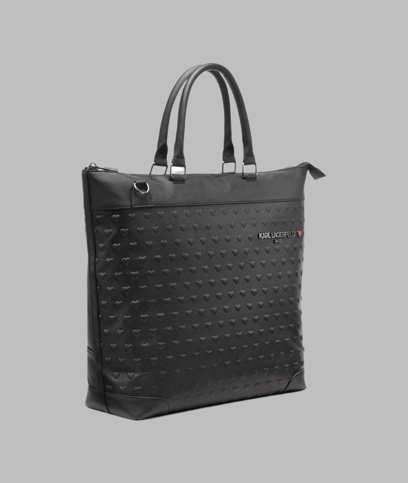 KARL LAGERFELD Travel Tote With Trolley Sleeve - Black image 1