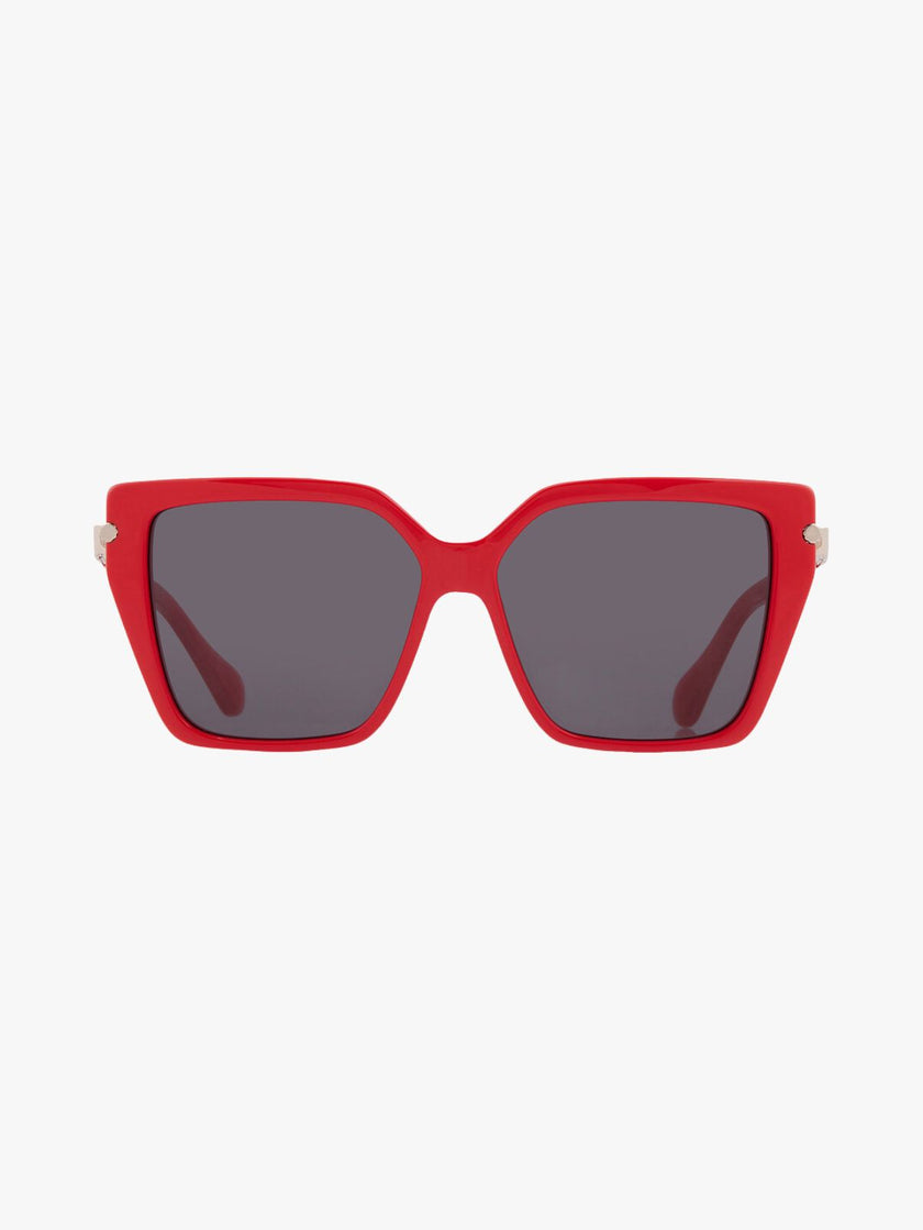 SALVATORE FERRAGAMO Grey Butterfly Ladies Sunglasses (Arriving In Delhi) image 0