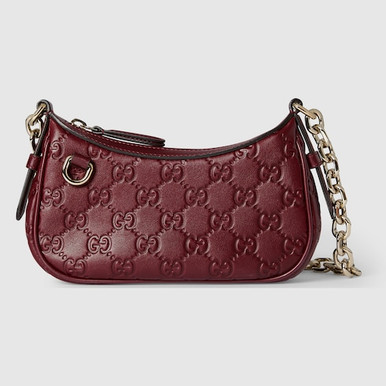 GUCCI GG Emblem Mini Shoulder Bag image 4