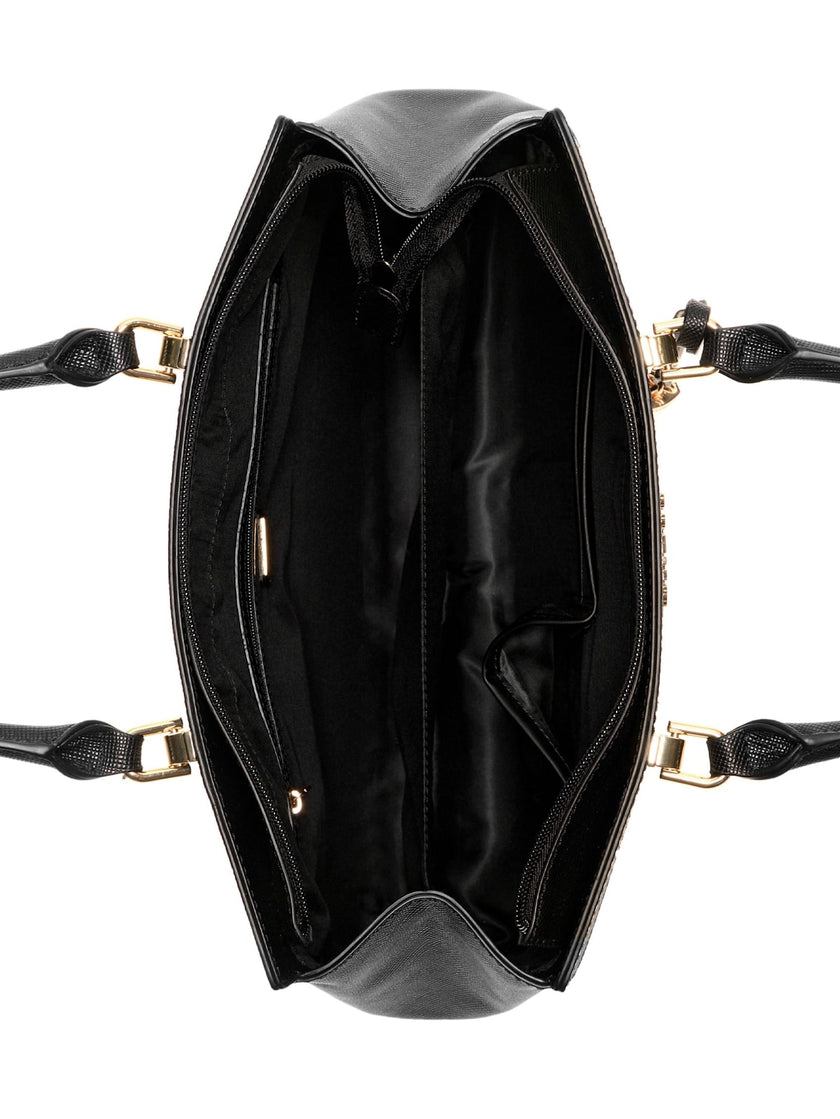Guess Alesso Satchel - Black image 3