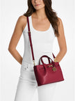 MICHAEL KORS Carson Small Pebbled Leather Satchel image 1