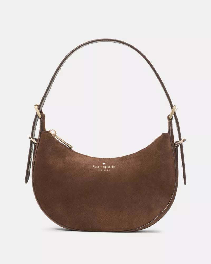 KATE SPADE Nova Suede Small Crescent Shoulder Bag image 0