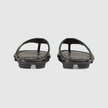 GUCCI Leather And Web Ribbon Flip-flops image 2