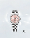 [Brand New] ROLEX Datejust Pink Diamond Jubilee Stainless Steel 178274G 31MM
