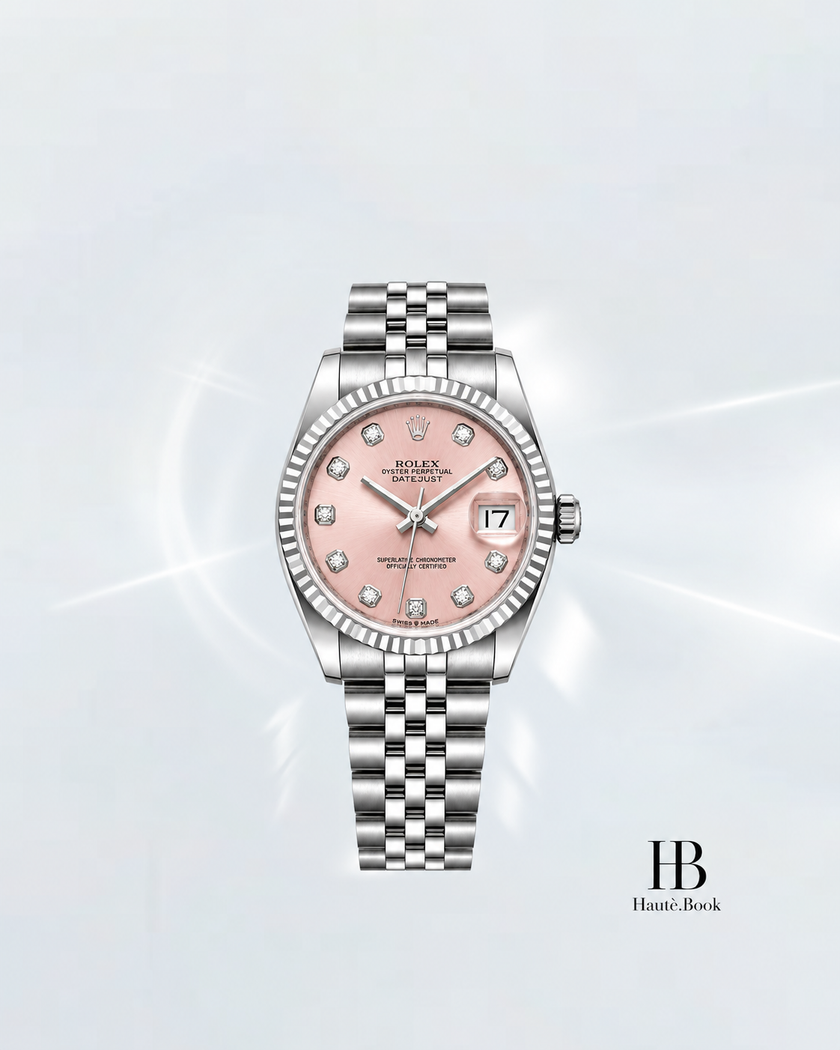 [Brand New] ROLEX Datejust Pink Diamond Jubilee Stainless Steel 178274G 31MM