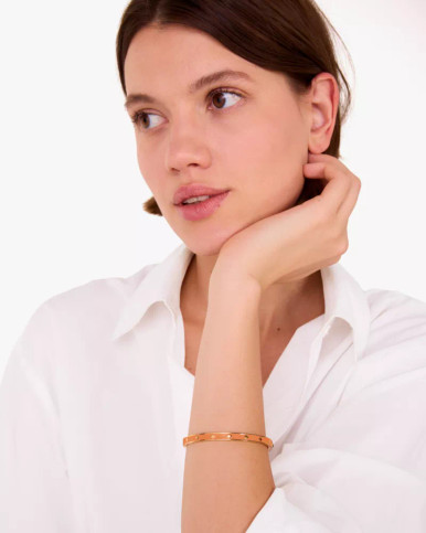 KATE SPADE Spot The Spade Enamel Hinged Bangle - Cayenne Pepper image 1