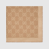 GUCCI Gg Wool And Silk Jacquard Shawl - Camel image