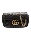 GUCCI GG Marmont Super Mini Shoulder Bag - Black image 0