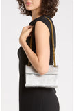 KURT GEIGER Mini Fabric Kensington Crystal Crossbody Bag