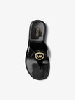 MICHAEL KORS Hannah Jelly T-Strap Sandal - Black image 1
