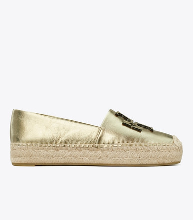 TORY BURCH INES PLATFORM ESPADRILLE Spark Gold image 0